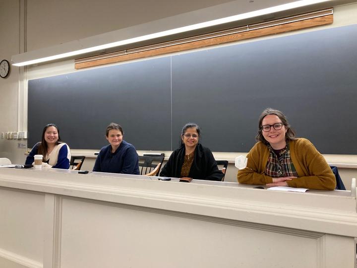Panelists at GUSH Women in Statistics and Data Science Panel